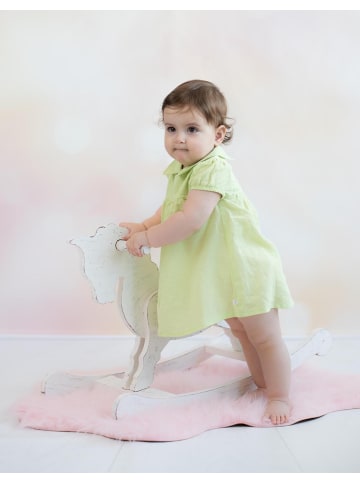 OrganicEra Baby Kleid in APPLE GREEN