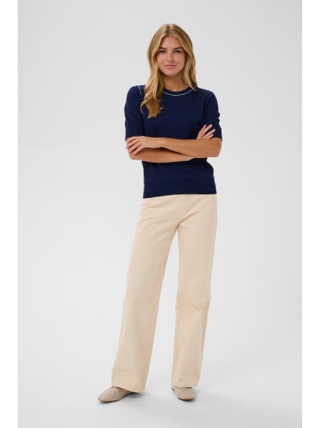 SAINT TROPEZ Strickpullover MilaneSZ Gerade Passform in Baritone Blue