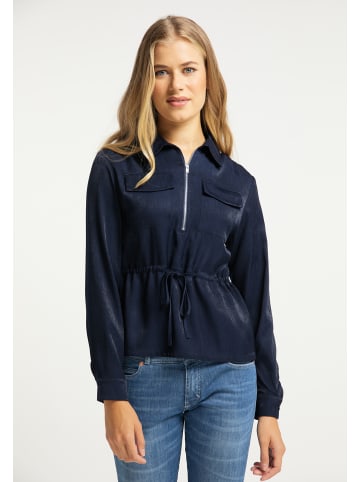 usha BLUE LABEL Damen Schlupfbluse in Marine