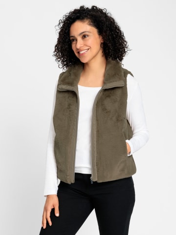 WITT WEIDEN Fellimitatweste in schlamm