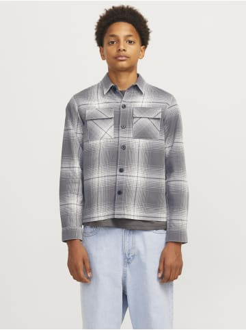 JACK & JONES Junior Overshirt in Asphalt