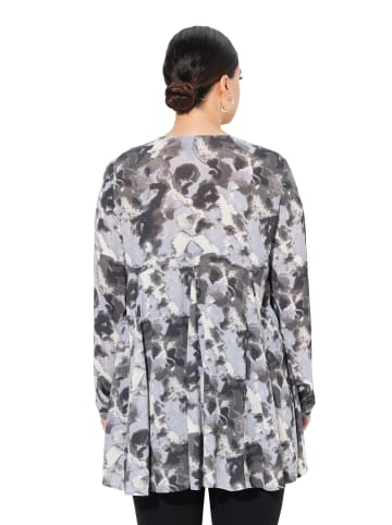 Ulla Popken Bluse in graphitgrau