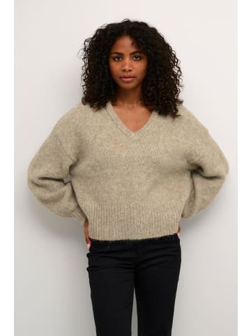 Kaffe Strickpullover KAtrina in Feather Gray Melange