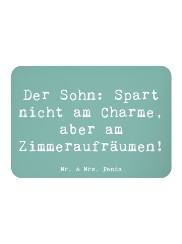 Mr. & Mrs. Panda magnet Spruch Sohn Charme mit Spruch in Meeresbrise
