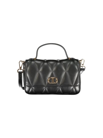 Twinset Schwarz Polyurethan Damen Schulter Tasche