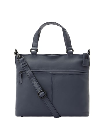 VLD VOi Leather Design 4 Season Handtasche Leder 28 cm in blau