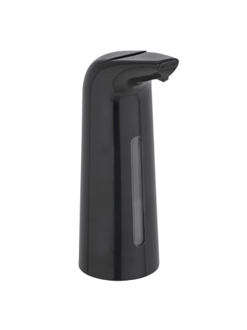Wenko Automatischer Desinfektionsmittelspender LARINO, 400 ml in Schwarz, 21,5 x 13 cm