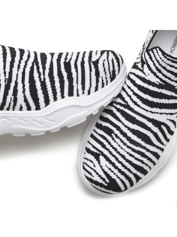 French Connection Sneaker in schwarz / weiß