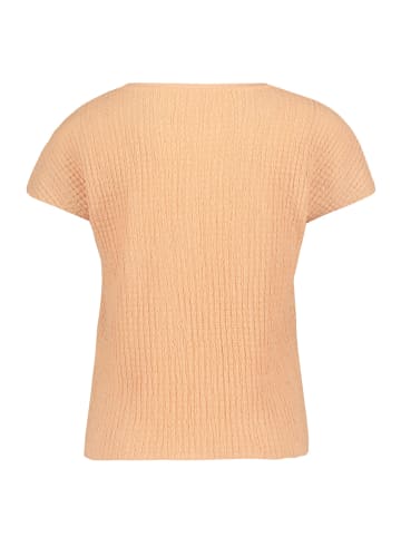 Betty Barclay Strukturshirt mit U-Boot-Ausschnitt in Peach