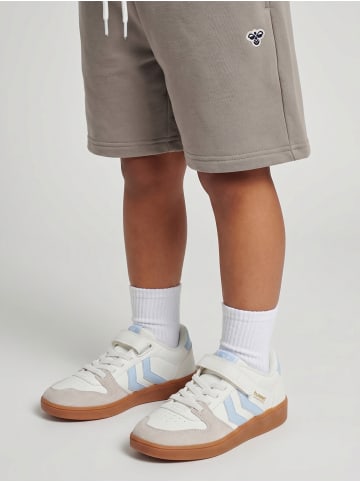 Hummel Klettverschluss Sneaker Handball Perfekt Lebensstil Kinder in WHITE/METALLIC BLUE