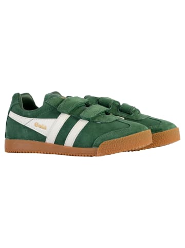 Gola Leder-Sneaker für Kinder „Barrier Strap“ Grün