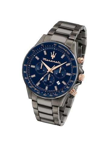 Maserati Chronograph-Armbanduhr Maserati Sfida in grau groß (ca. 44mm)