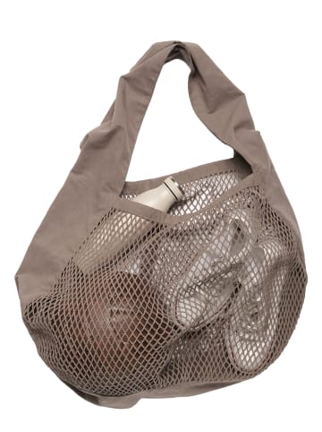 The Organic Company Schultertasche Netz 45x44x15cm in Grau