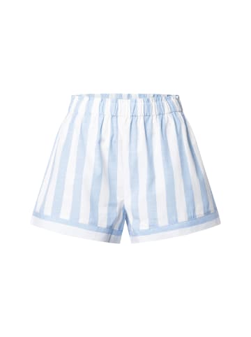 Marie Lund Shorts in hellblau weiß