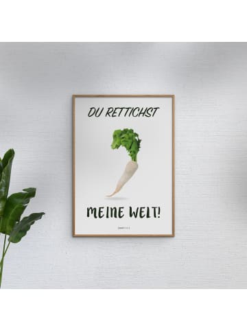 Poster & Frame Poster Du RETTICHST meine Welt
