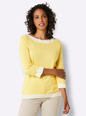 creation L 3/4 Arm-Pullover in zitrone