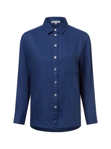 Marie Lund Leinenbluse in indigo