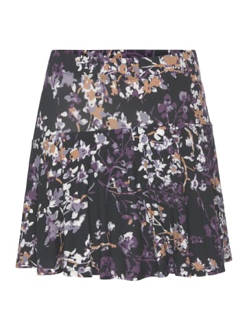Vivance by Lascana Hosenrock in schwarz-lila bedruckt