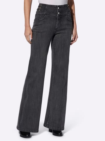 Heine Bootcut-Jeans in graphit denim