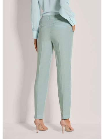 MADELEINE Schlichte Stoffhose mit Bügelfalten in salbei
