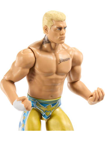 Mattel WWE Actionfigur + Zubehör Sammelfigur Cody Rhodes 15 cm JGD46 Mehrfarbig 3+