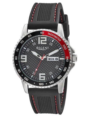 Regent F-1650 Herrenuhr 10 Bar Schwarz