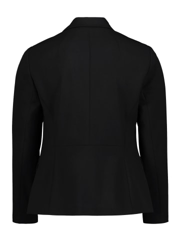 BETTY & CO Klassischer Blazer mit Taschen in Schwarz