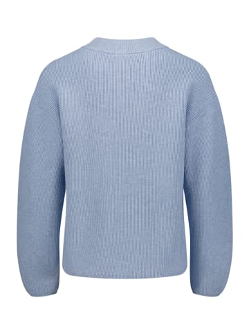 Betty Barclay Strickpullover mit Stehkragen in Blue Fog Melange