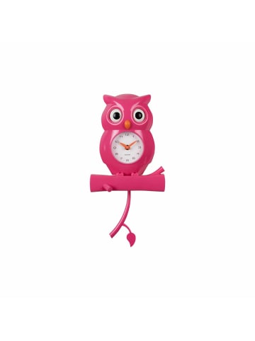 Karlsson Wanduhr Owl Pendulum - Rosa - 20x8.5x37.5cm