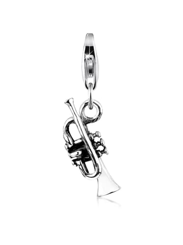 Nenalina Charm 925 Sterling Silber Music instrument in Silber