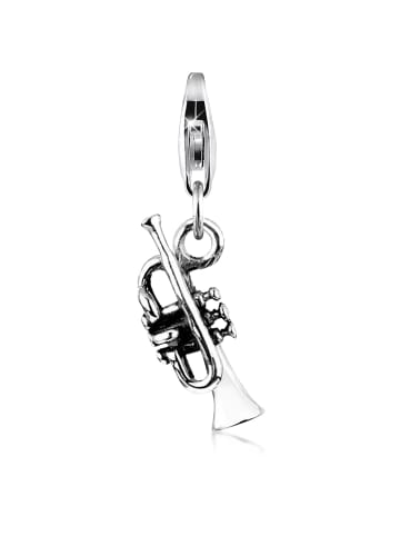 Nenalina Charm 925 Sterling Silber Musikinstrument, Music instrument in Silber