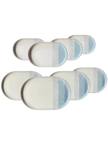 Ritzenhoff & Breker 8er Set Servierplatten Trio in Blau