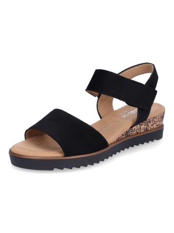 Gabor Comfort Sandale in Schwarz