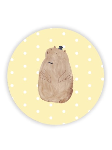 Mr. & Mrs. Panda magnet Murmeltier ohne Spruch in Gelb Pastell