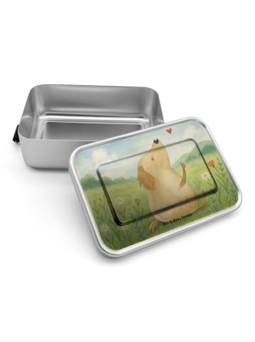 Mr. & Mrs. Panda Lunchdose Hund Liebe Design ohne Spruch in Weiß