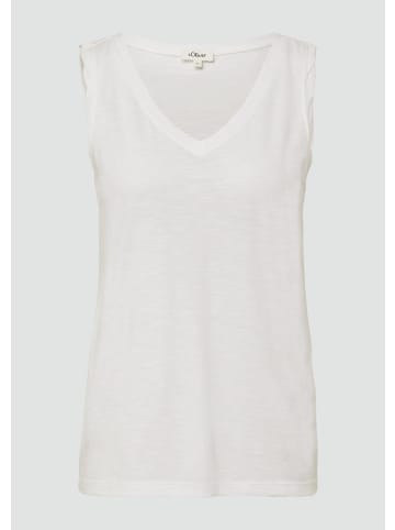 s.Oliver T-Shirt in 0100_weiß