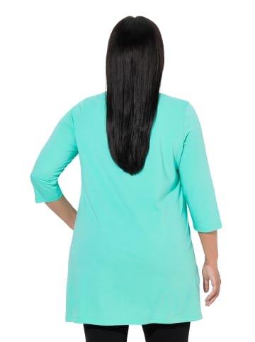 Ulla Popken Longshirt in türkisgrün