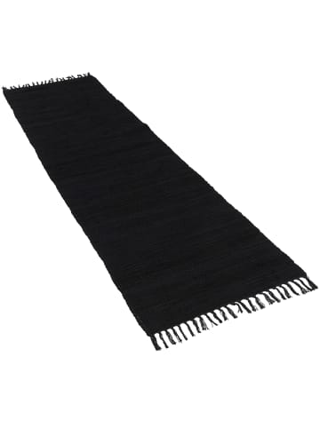 Pergamon Natur-Läufer Jolly Cotton in schwarz