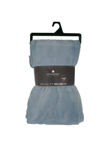 Atmosphera Créateur d'intérieur Fleecedecke in blau
