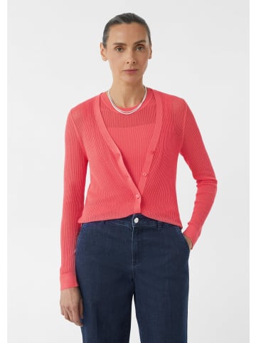 comma Strickjacke langarm in Pink