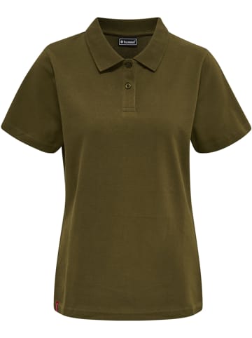 Hummel Poloshirt Hmlred Classic Polo Woman in DARK OLIVE