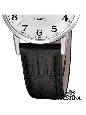 Festina Analog-Armbanduhr Festina Klassik schwarz klein (ca. 29mm)