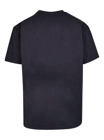 F4NT4STIC Heavy Oversize T-Shirt Darts Board Dartscheibe in marineblau