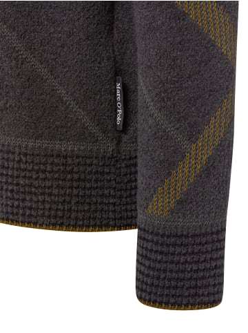 Marc O'Polo Strickjacke in anthrazit kiwi - 0001