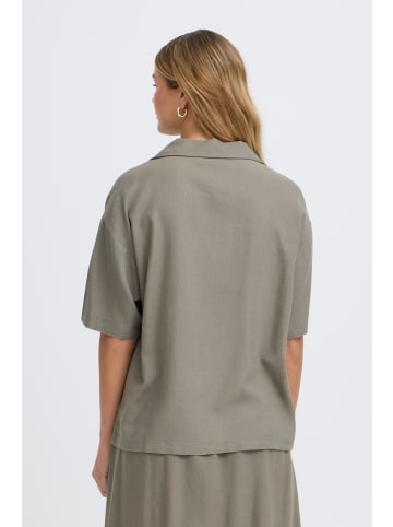 Fransa Hemd kurzarm FRJETT Relaxed fit in SMOKEY OLIVE