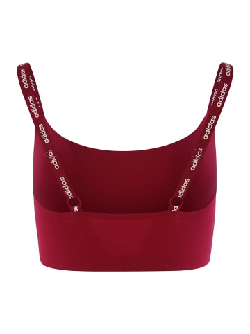 adidas Bustier SCOOP LOUNGE BRA in bordeaux