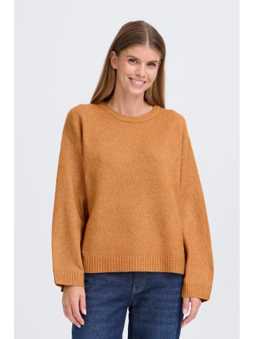 Oxmo Langarmshirt OXICOMOS in Braun