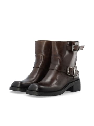 Bianco Biker Boots in Chestnut