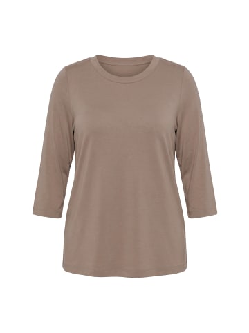 Ulla Popken Shirt in blassbraun