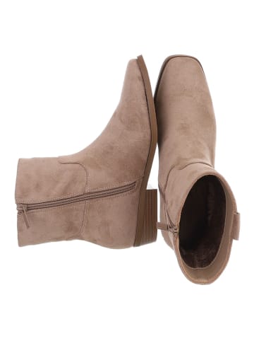 Ital-Design Stiefelette in Hellbraun